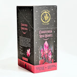 Incienso Rosa con Piedras de Cuarzo Rosa