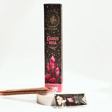 Incienso Rosa con Piedras de Cuarzo Rosa