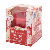 Vaso Vela Perfumada Frutos Rojos 140g