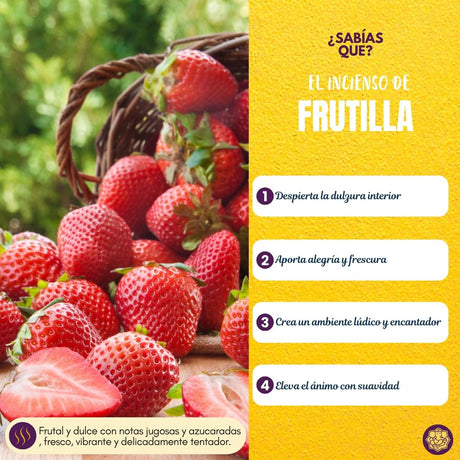 Incienso Natural Frutilla - Alaukik
