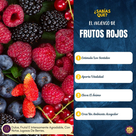 Incienso Masala Frutal Frutos Rojos - Parimal