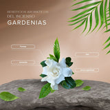 Mini Sahumerio Tibetano Gardenias Flores Blancas - Aromanza
