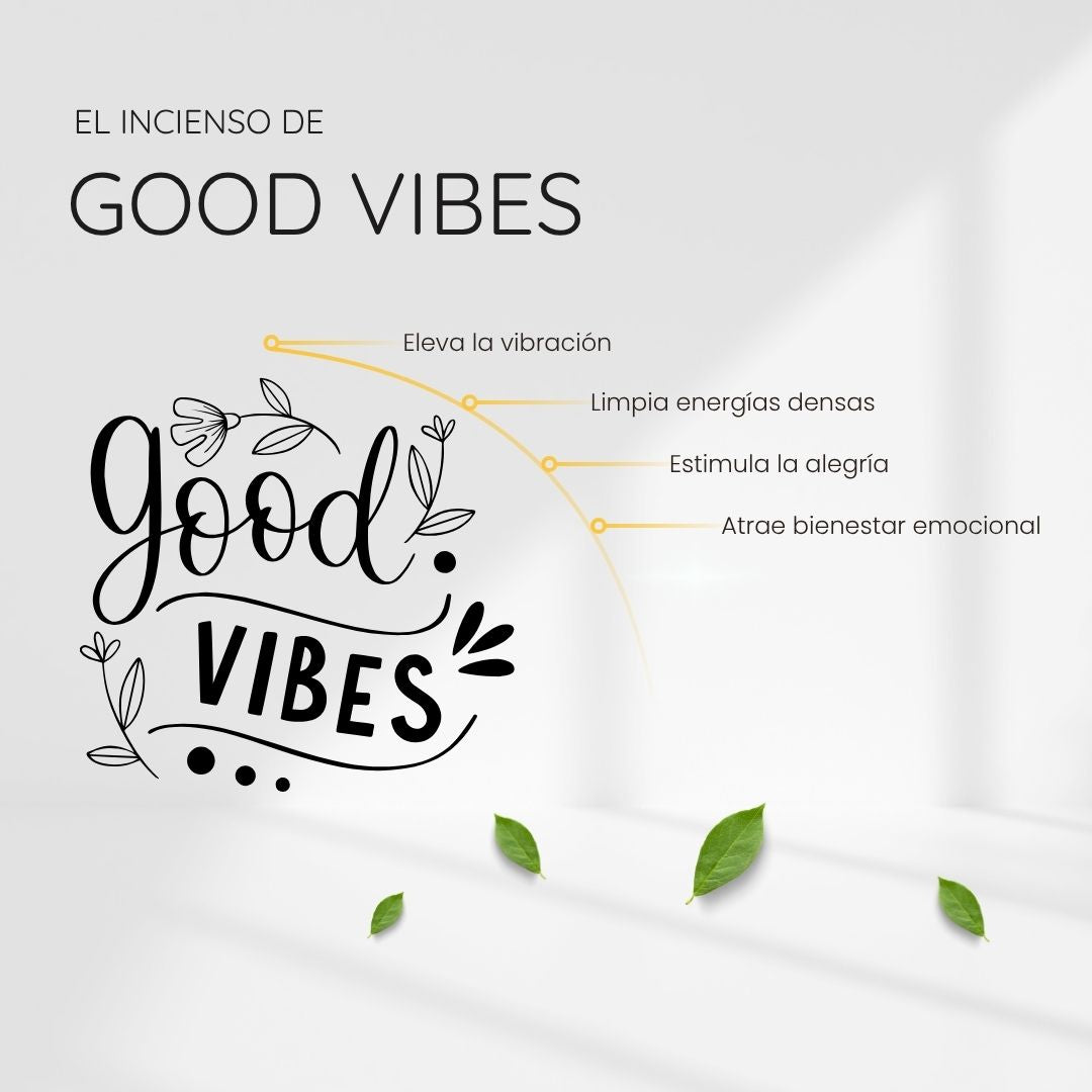 Incienso Natural Vibras Positivas con Piedra Turmalina Negra - Song of India