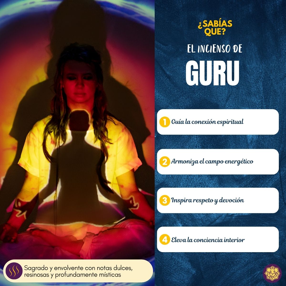 Incienso Natural Guru - Spiritual