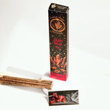 Incienso Vainilla con Piedras de Jaspe Rojo