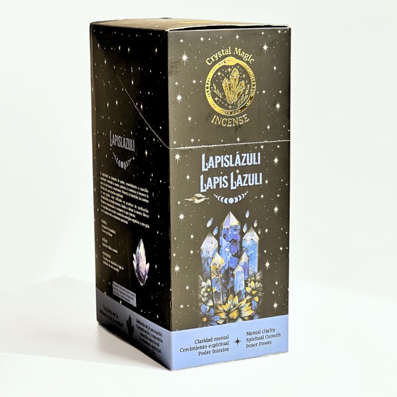 Incienso Loto Azul con Piedras de Lapislazuli