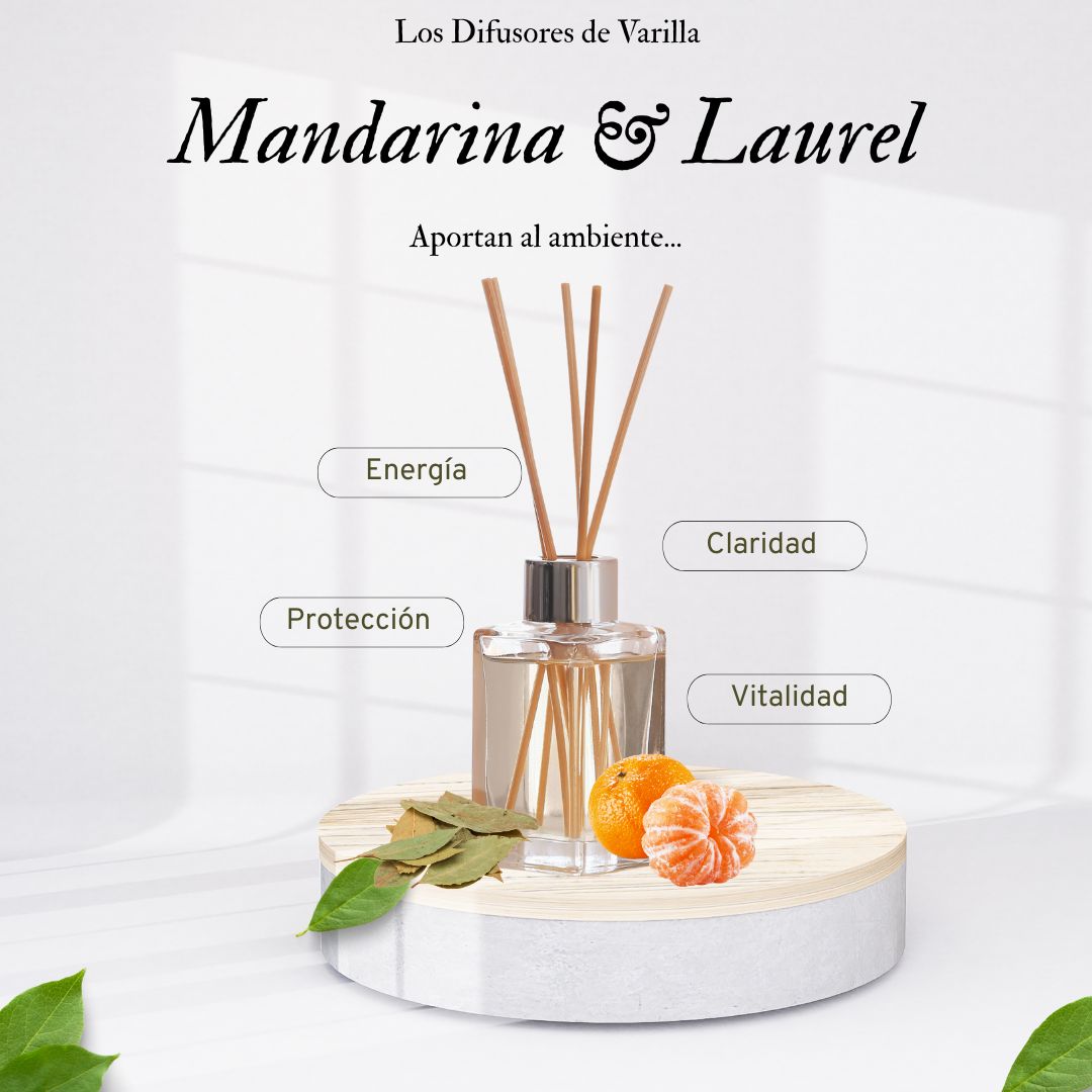 Difusor Mikado Organic Goodness Mandarina y Laurel - Song of India