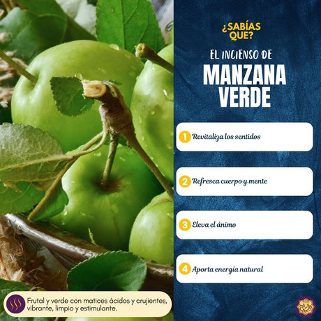 Incienso Masala Frutal Manzana Verde - Parimal