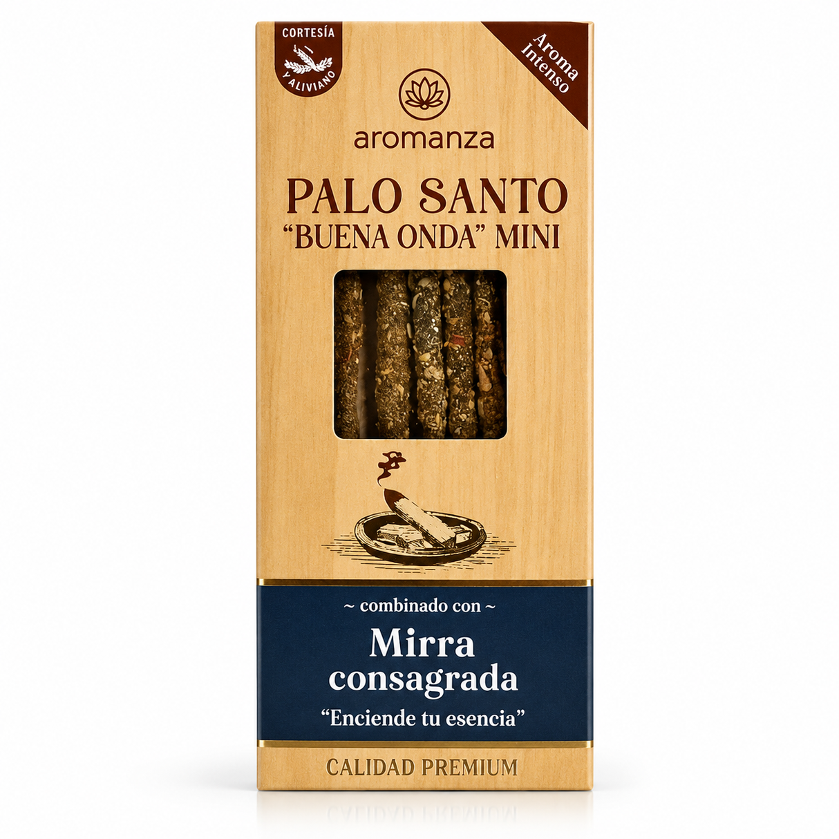 Mini Palo Santo Buena Onda Mirra Consagrada