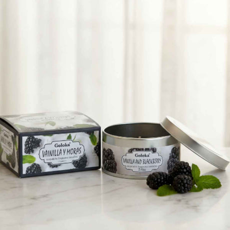 Vela Vainilla y Mora