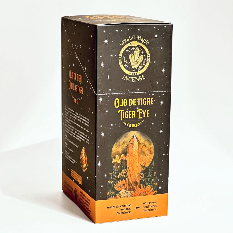 Incienso Sándalo con Piedras de Ojo de Tigre