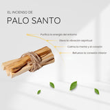 Incienso Natural Palo Santo con Piedra Obsidiana - Song of India