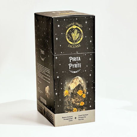 Incienso Palo Santo con Piedras de Pirita