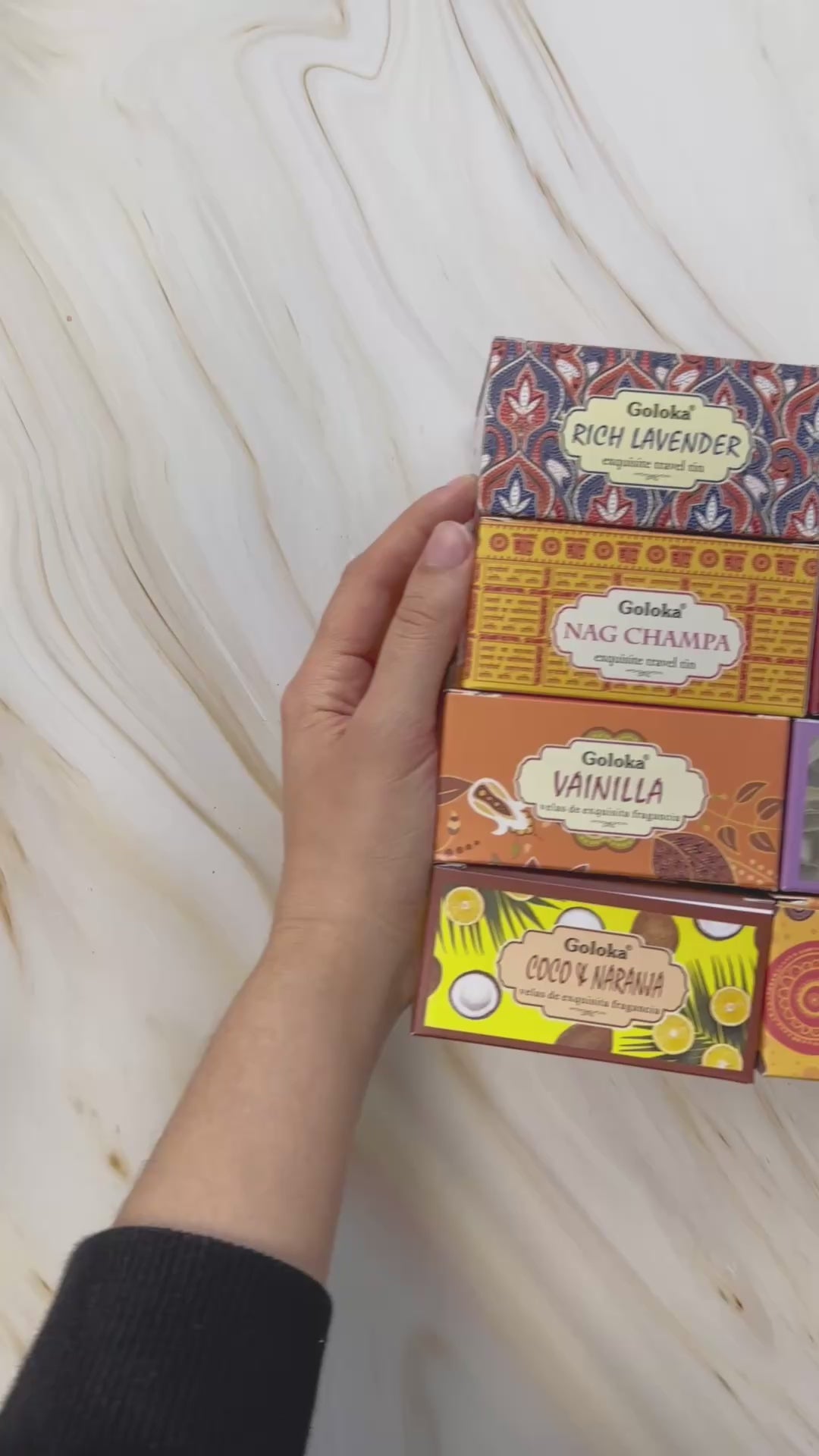 Vela Aromática Coco y Naranja - Goloka
