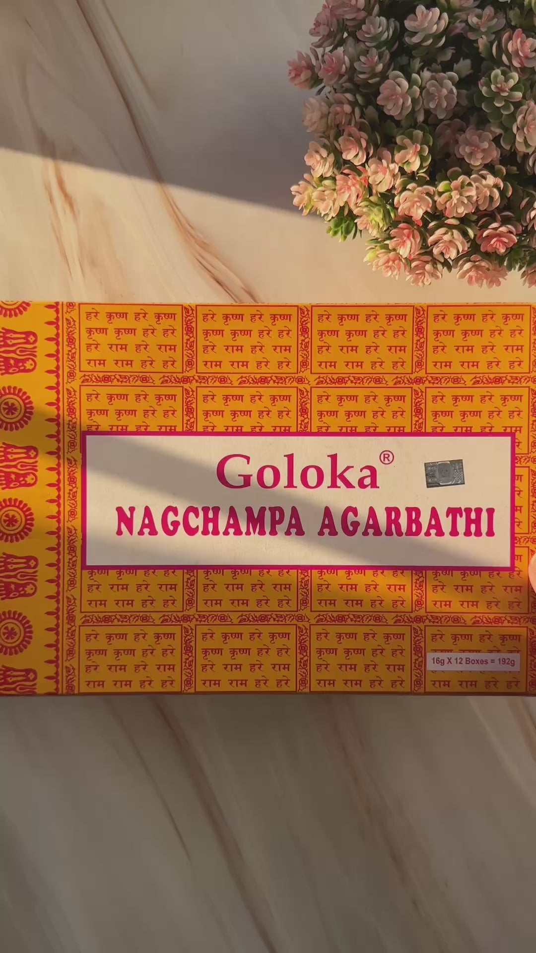 Incienso Natural Goloka Nag Champa