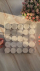 Velas tealight Pack 50 unidades blanca - 2 horas