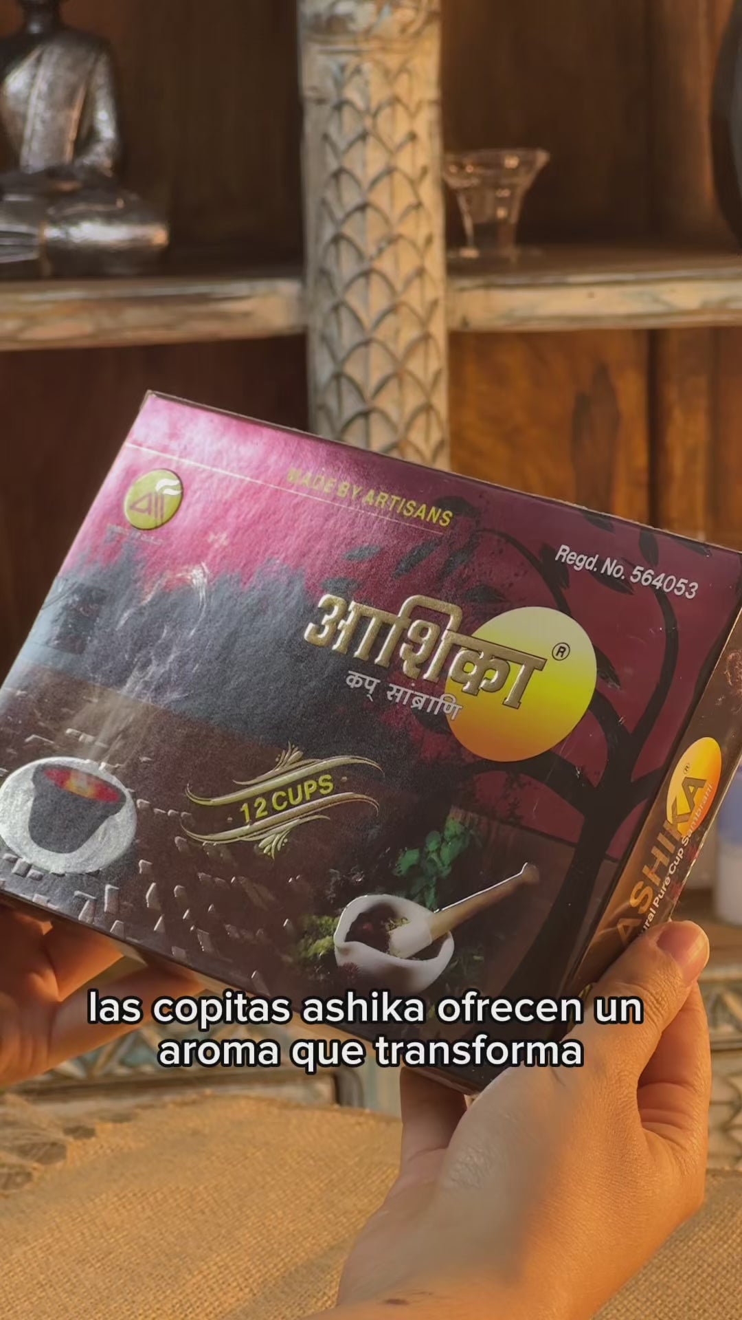 Copitas de Incienso Ashika 12 copas