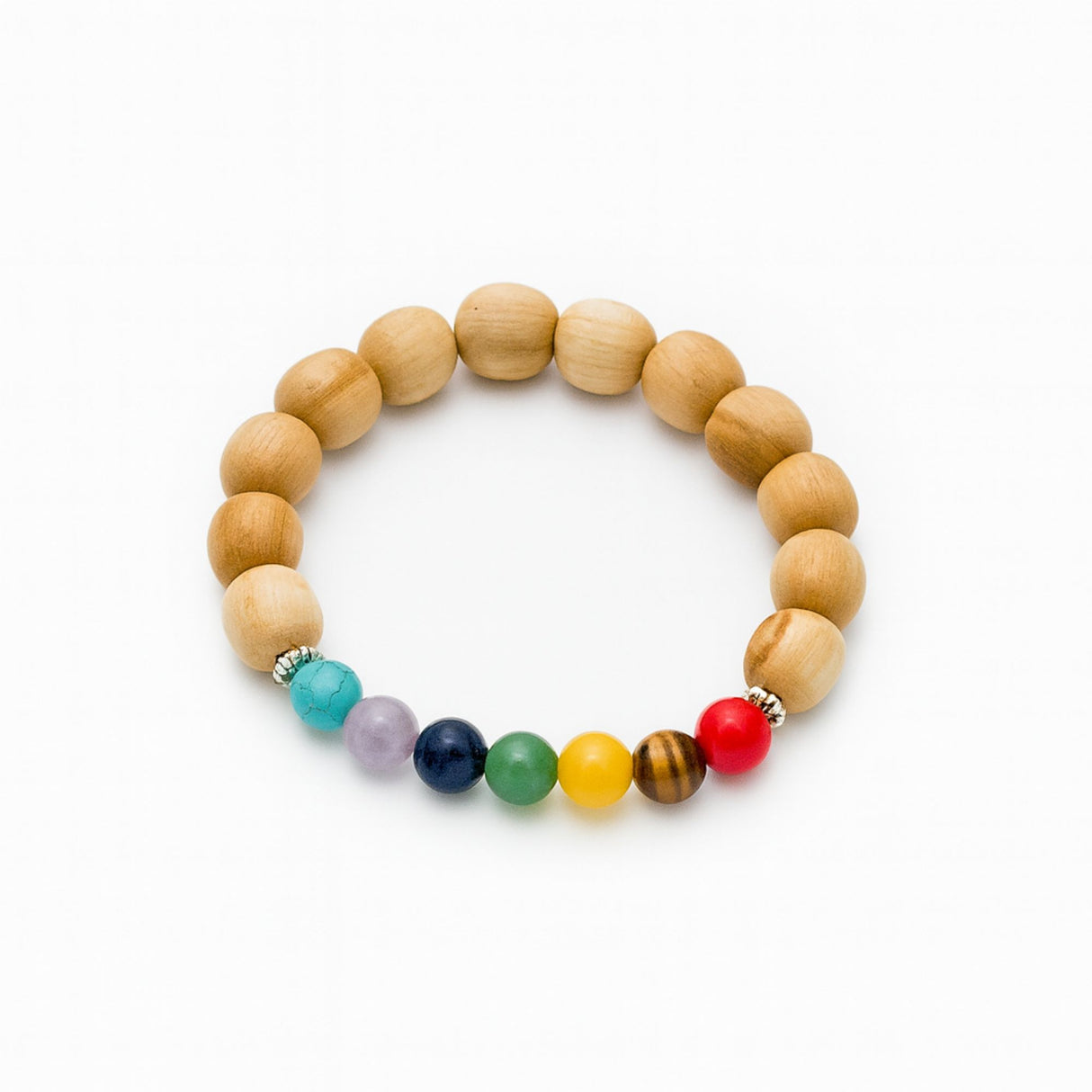 Pulsera de Palo Santo 7 Chakras