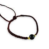 Pulsera de Hilo 6mm Ajustable con Piedra Preciosa