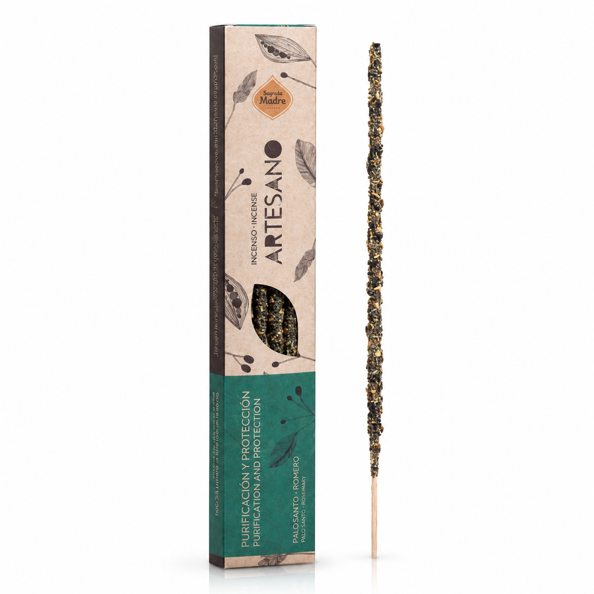 Sahumerio Artesano Palo Santo y Romero 5u