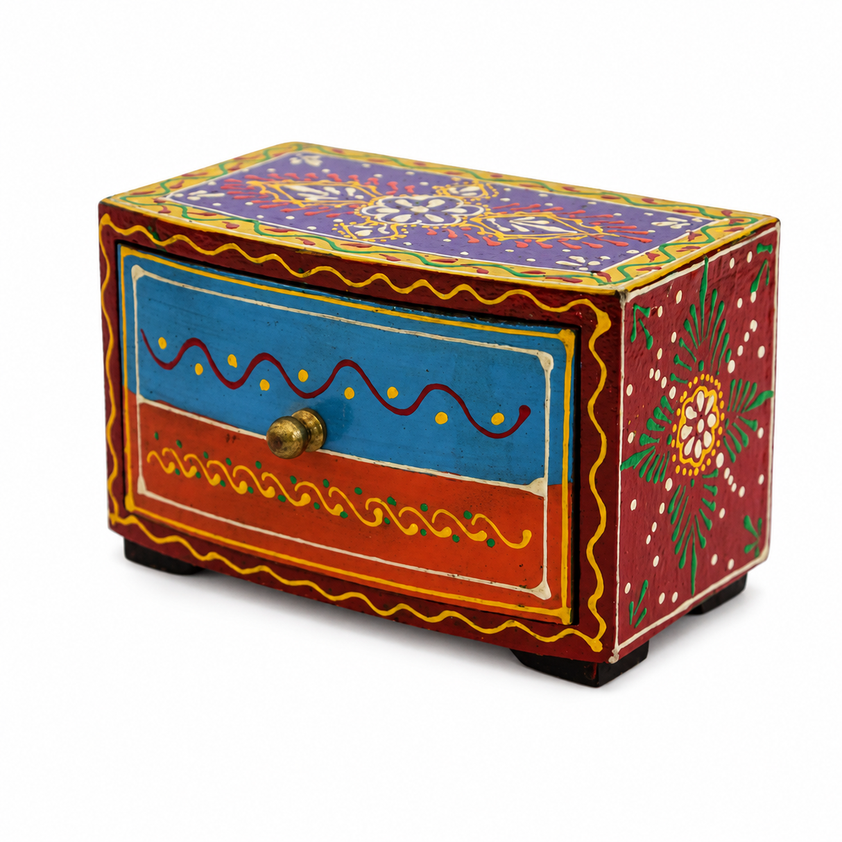 Cajonera India Rubí Zafiro