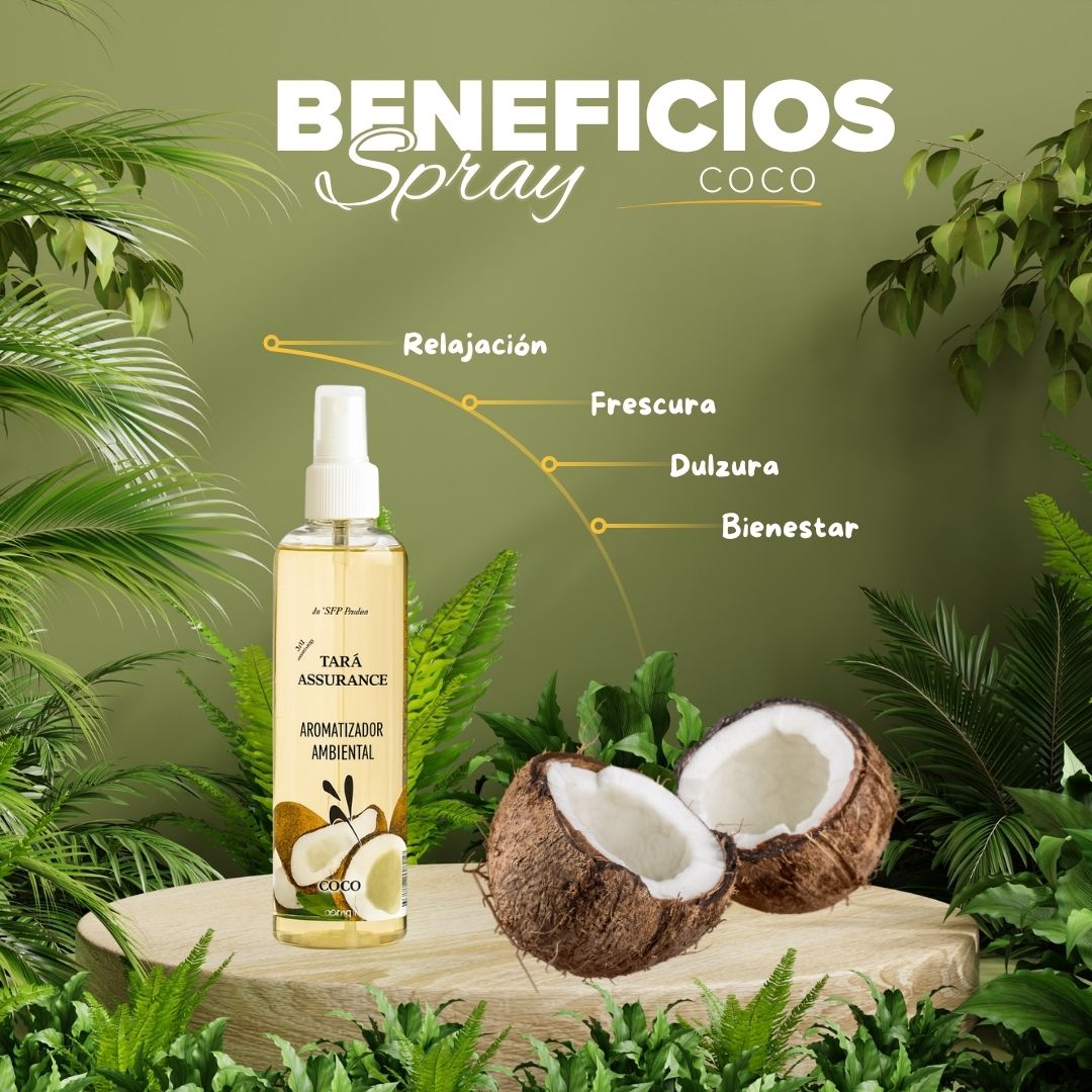 Aromatizador Ambiental Coco 250ml - Tara Assurance