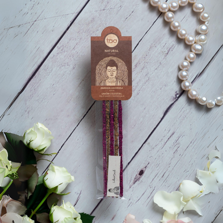 Sahumerio TAO Combinado Rosa y Palo Santo Ratnamala - Sagrada Madre