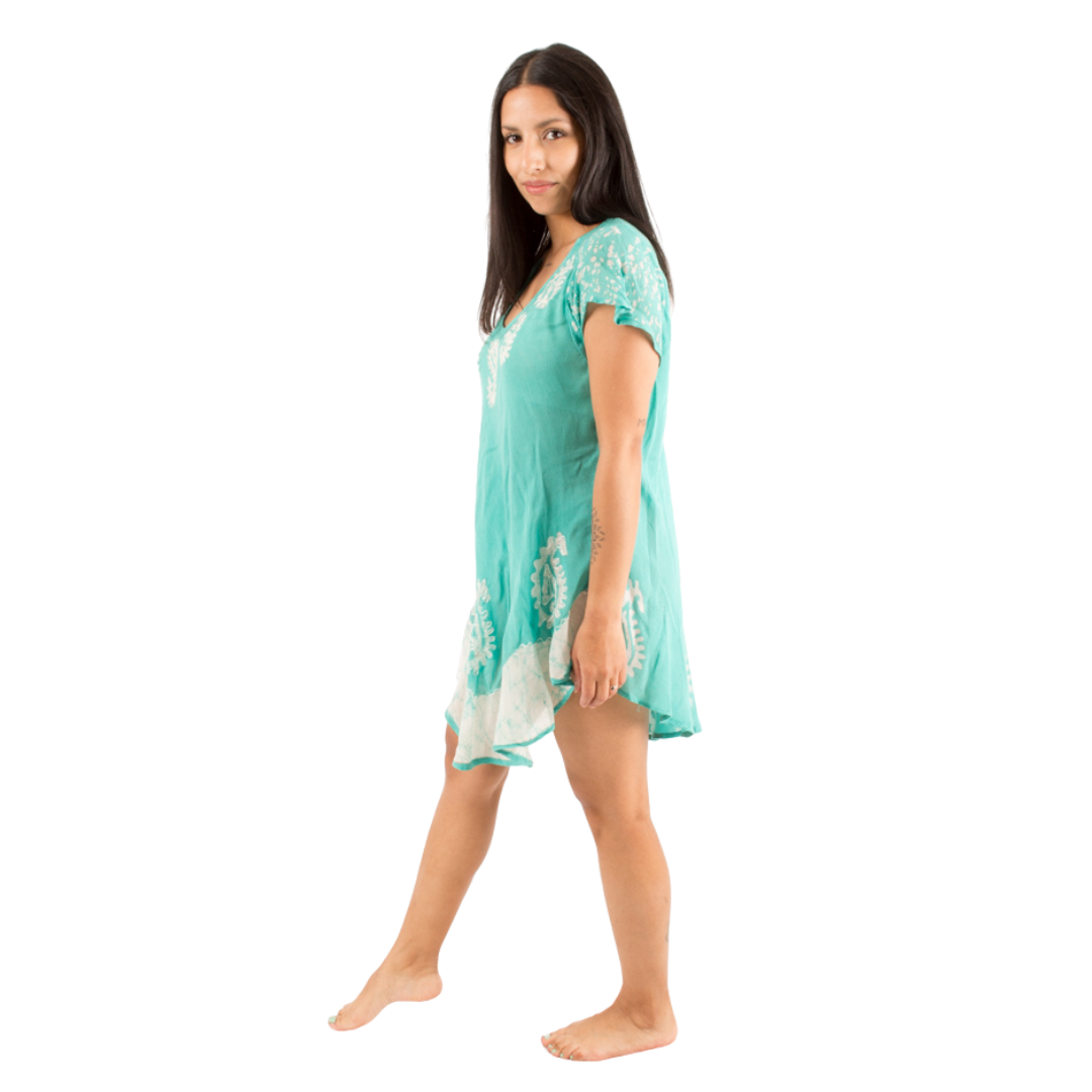 Blusa/Vestido Devamati Aqua