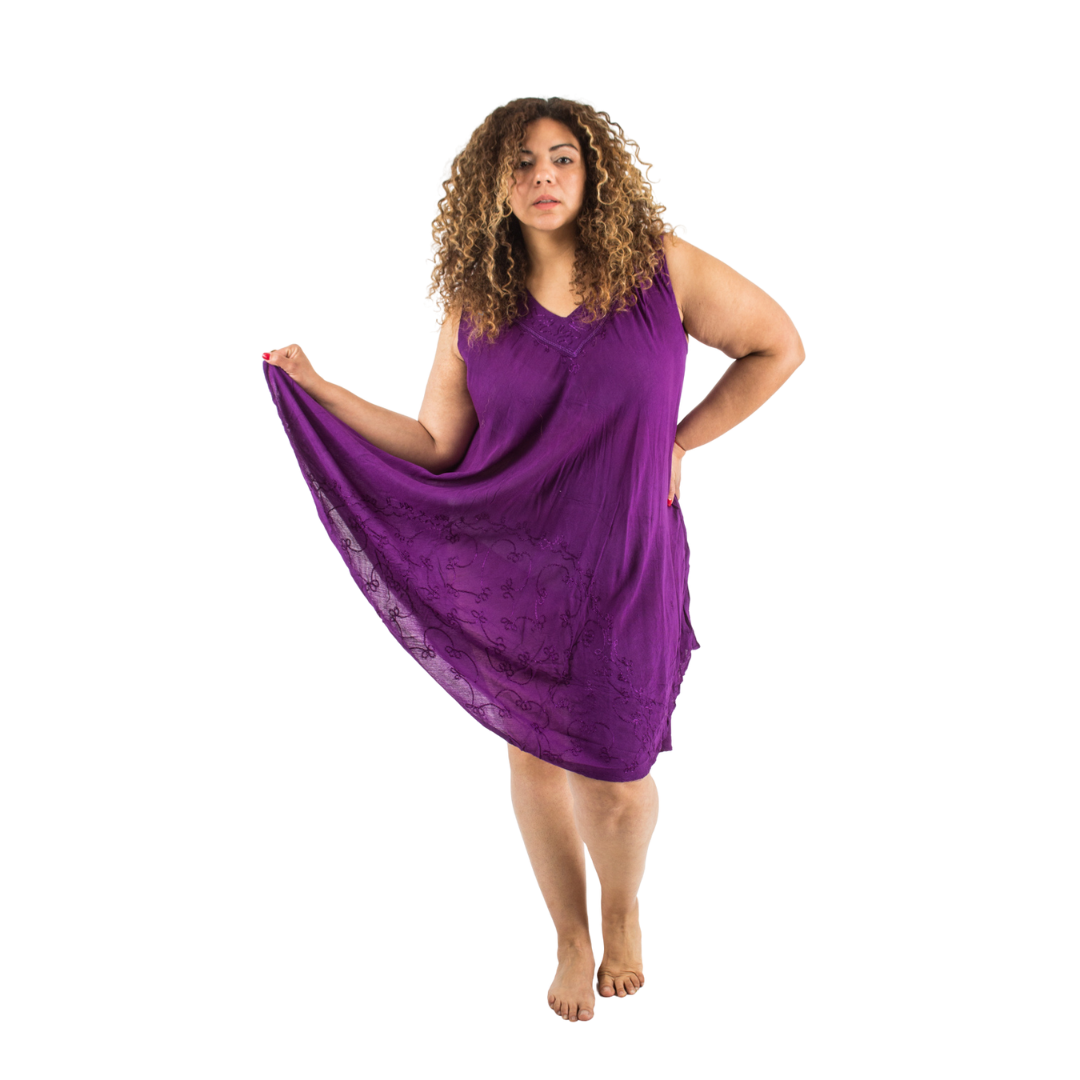 Vestido Daniya Morado