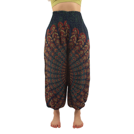 Pantalon Arya Azul con Verde