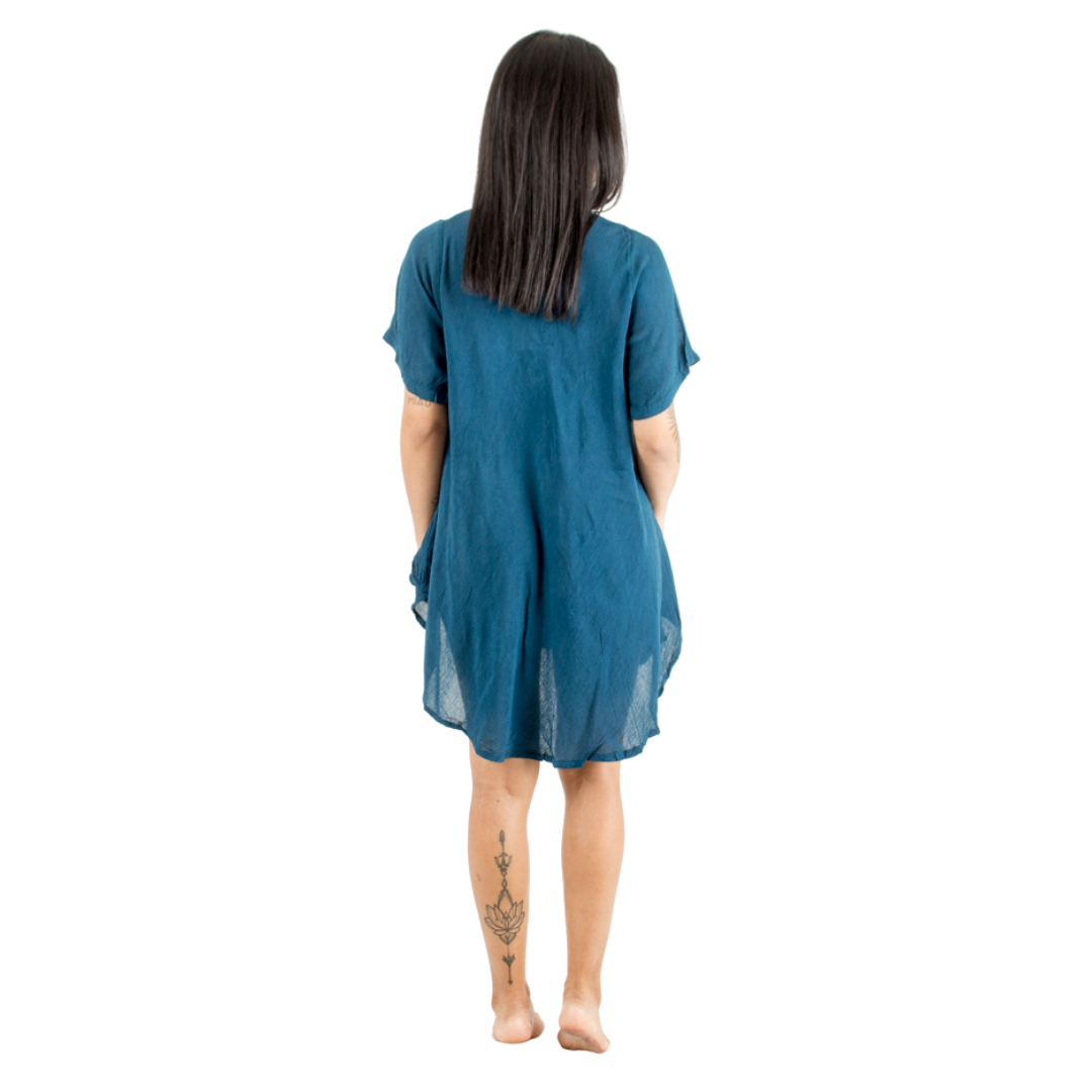 Vestido/Blusa Divena Azul