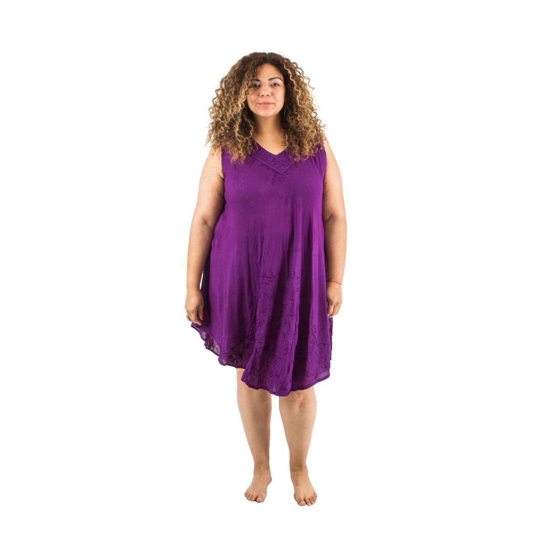 Vestido Daniya Morado