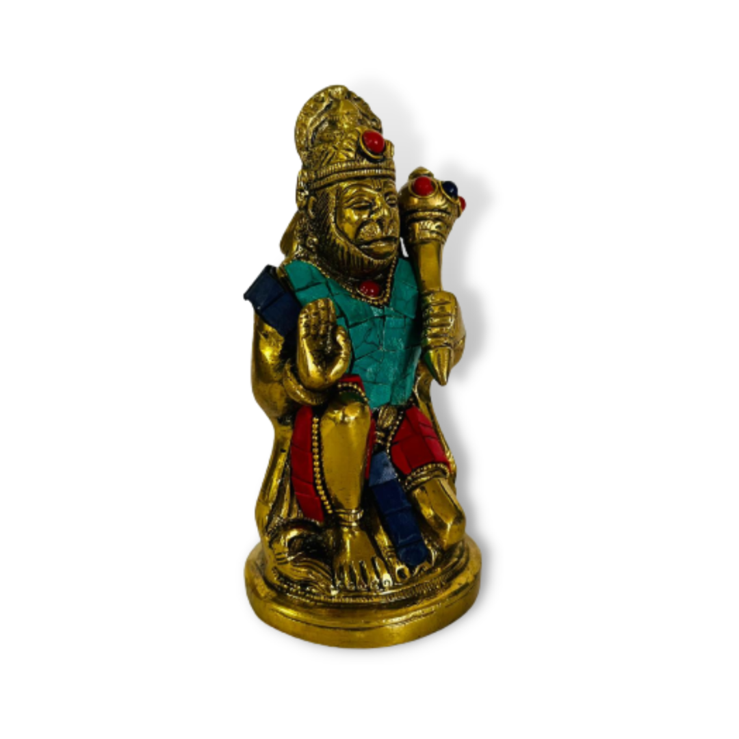 Hanuman de Bronce y Piedras