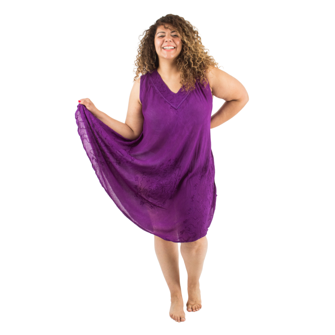 Vestido Damini Morado