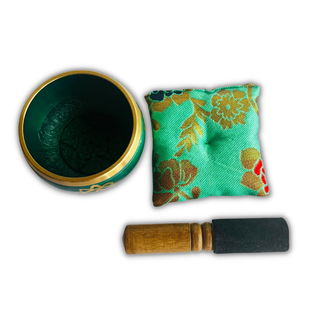 Box Cuenco Tibetano 9 cm - Verde