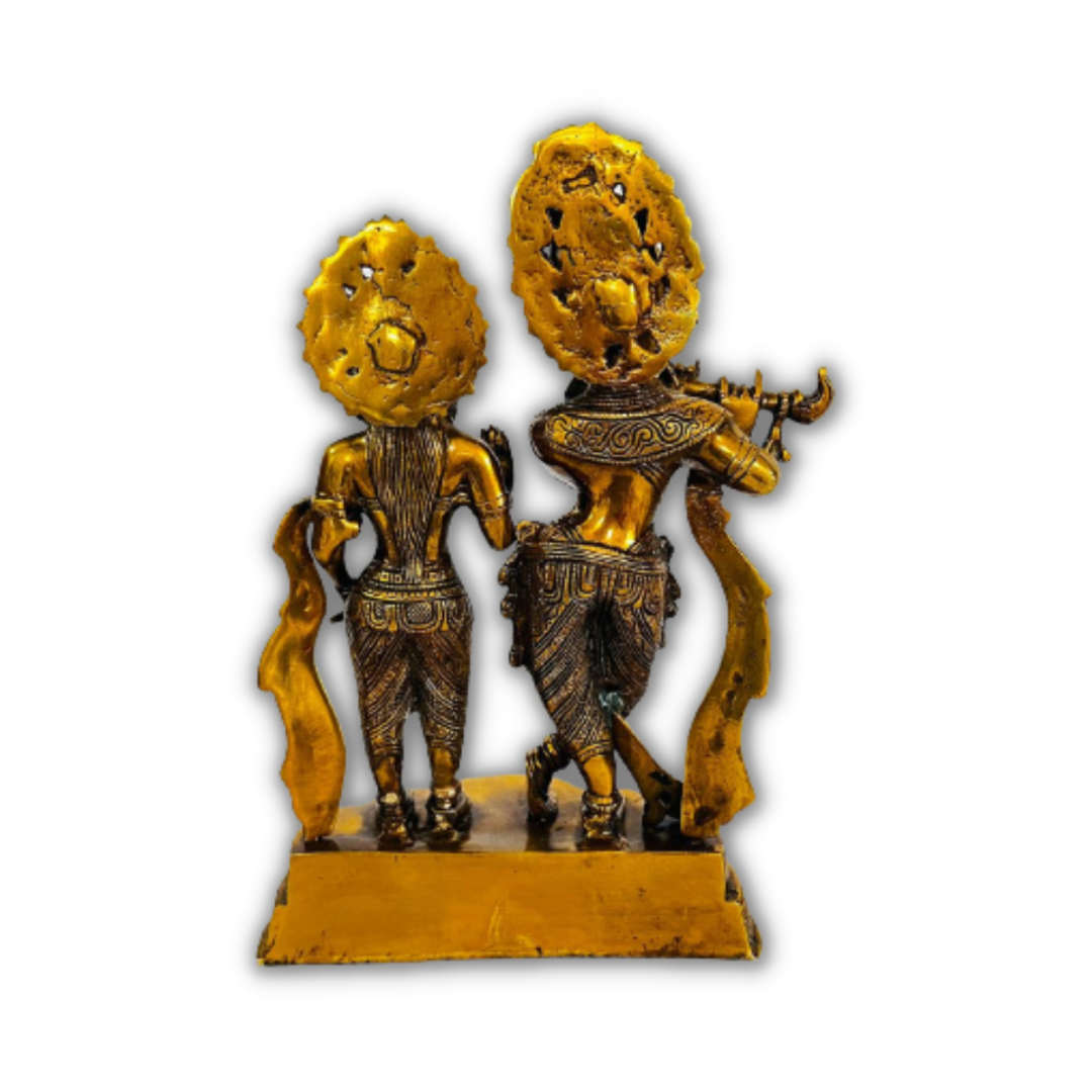 Figura de Bronce RadhaKrishna 6 Kgs