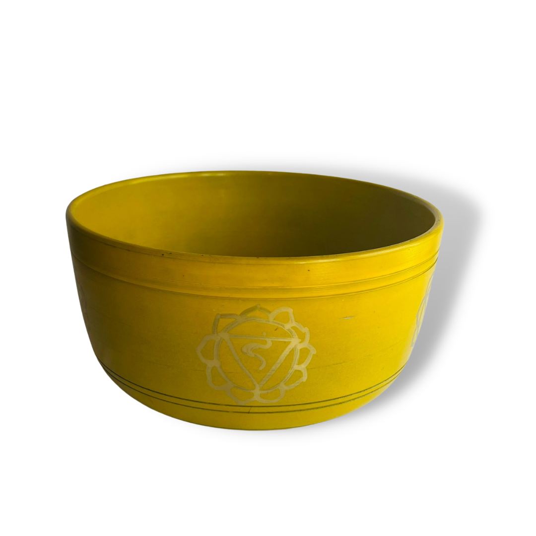 Box Cuenco Tibetano 18 cm - Amarillo RAM