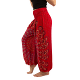 Pantalon Usha Rojo con Verde