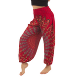 Pantalon Priya Rojo con Azul