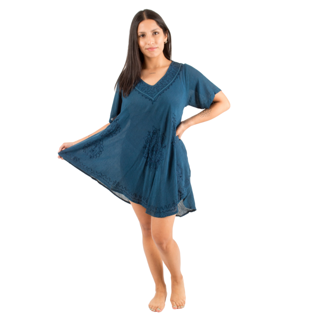 Vestido/Blusa Dipika Azul