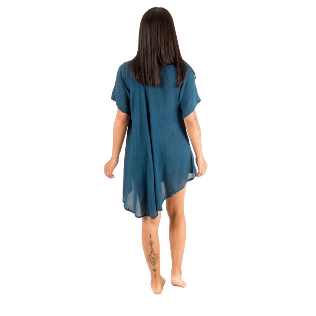 Vestido/Blusa Dipika Azul