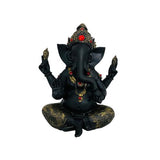 Figura Ganesh Black & Gold