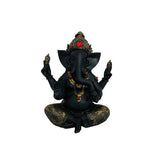 Figura Ganesh Black & Gold