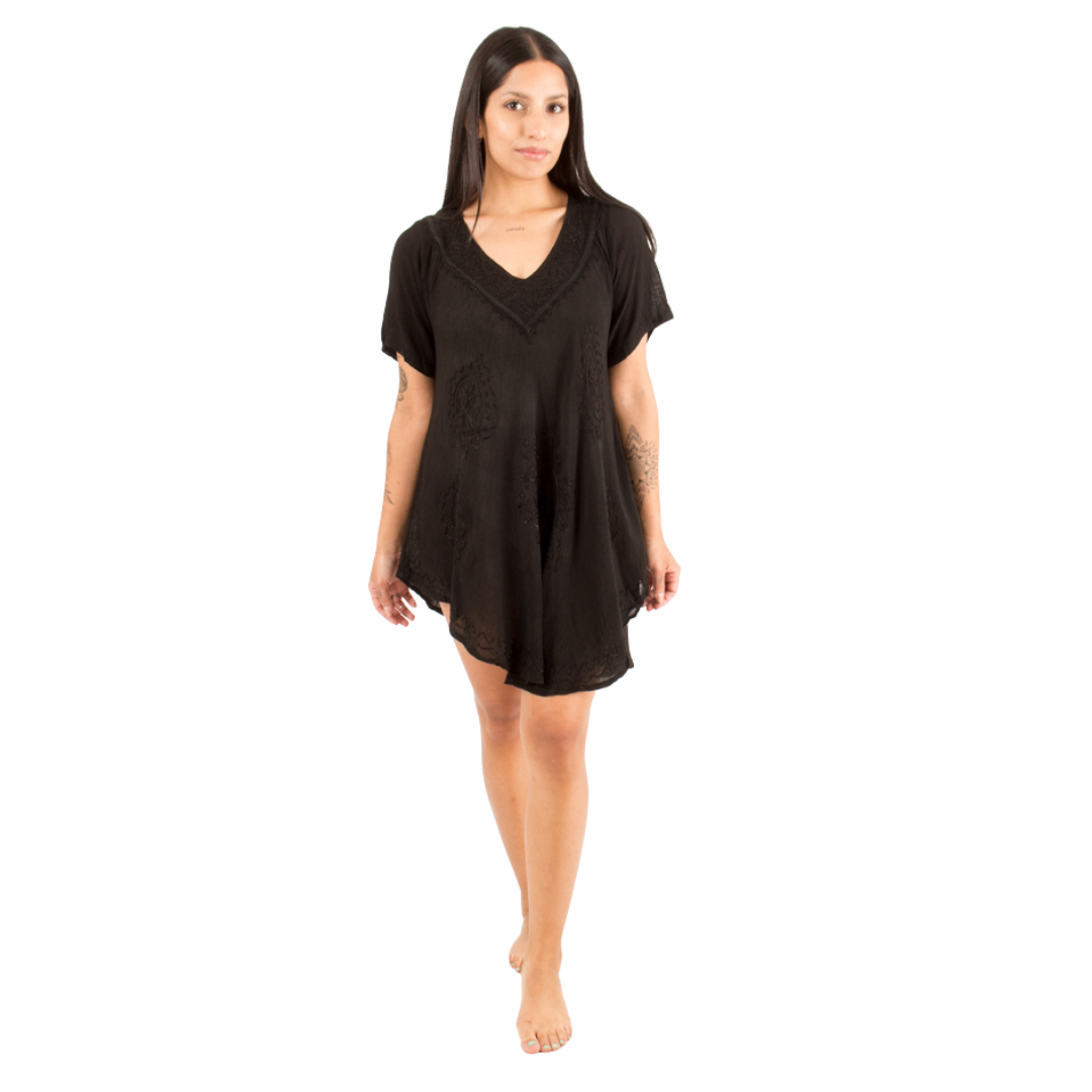 Vestido/Blusa Dipika Negra