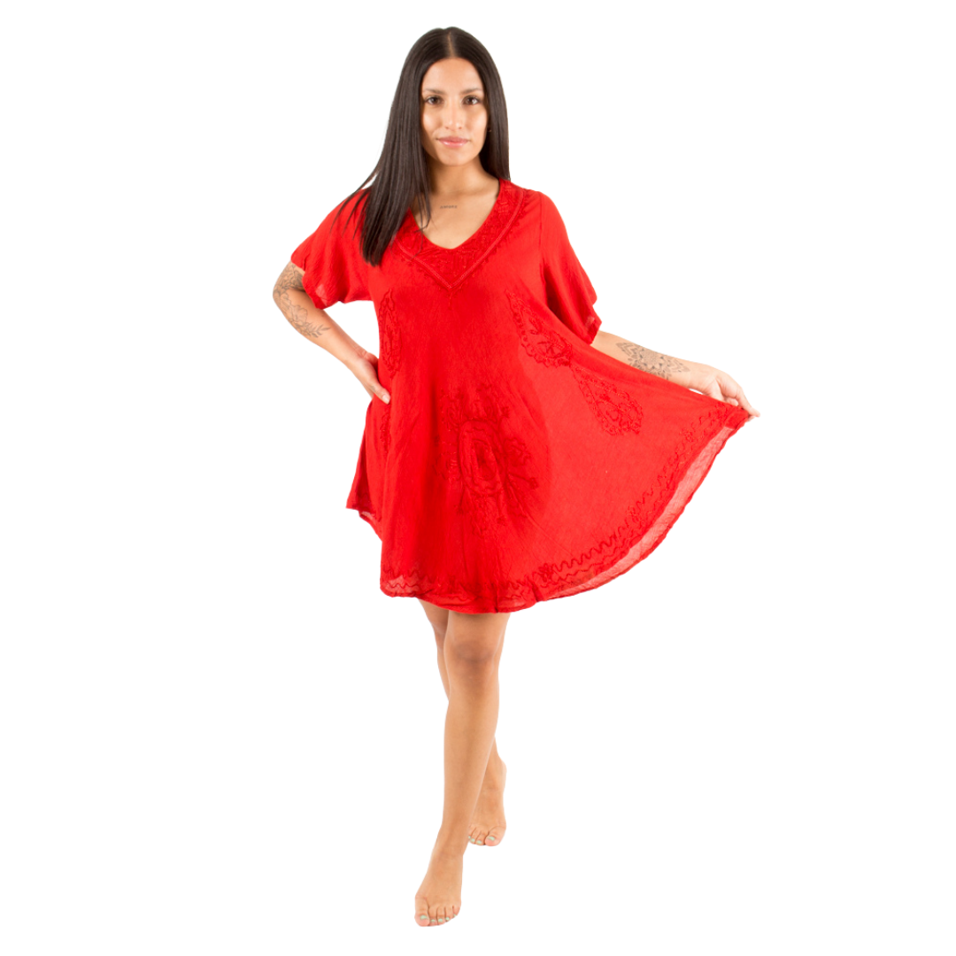 Vestido/Blusa Dipika Roja