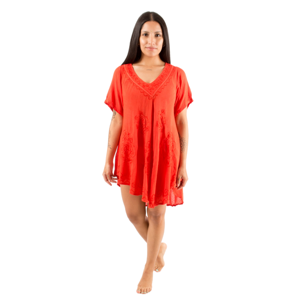 Blusa Vestido Divena Salmon