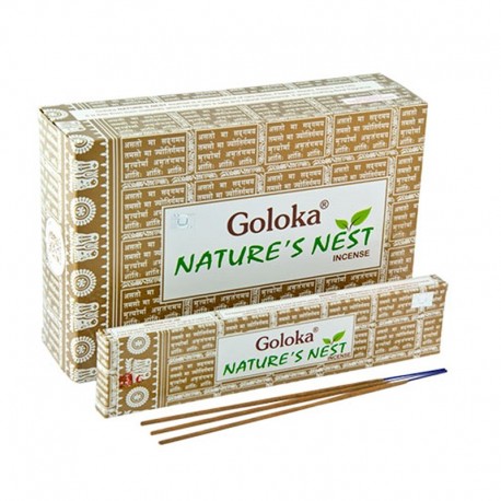 Incienso Natural Nature's Nest - Goloka