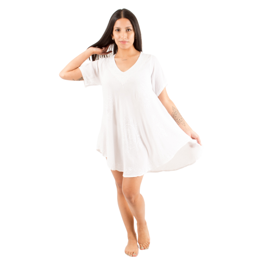 Vestido/Blusa Dipika Blanca