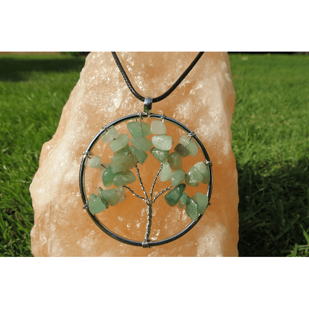 Colgante Árbol de la vida Piedra Jade