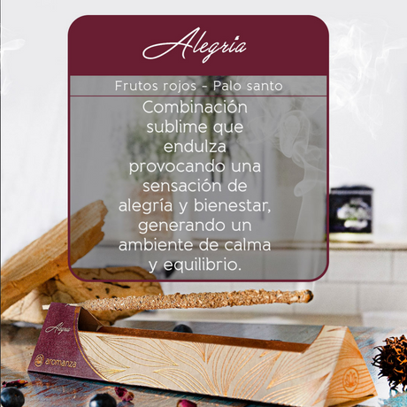 Sahumerio Blend Palo Santo Alegria - Aromanza